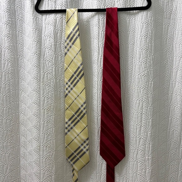 Ermenegildo Zegna w/seam rip & Bugatti Necktie Set, Silk Designer‎ Ties, Luxury - Picture 1 of 4